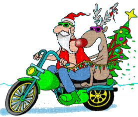 Père Noël en moto gif.gif