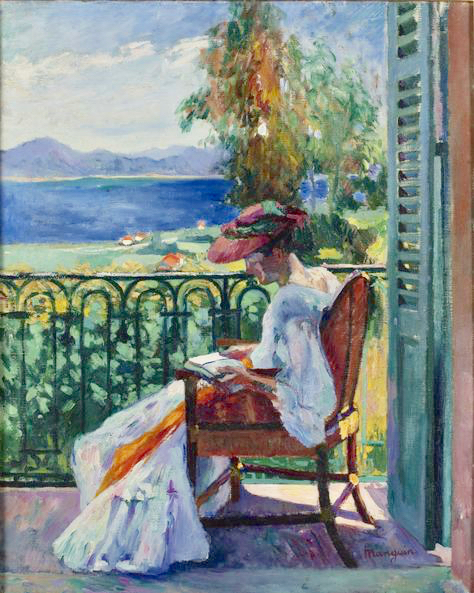 JEANNE SUR LE BALCON Tableau de MANGUIN.jpg