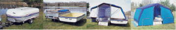 caravane pliante en toile Frac Rio